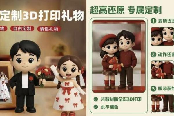 京东正式上线3D打印定制服务 立体呈现“爱的高定时刻” 