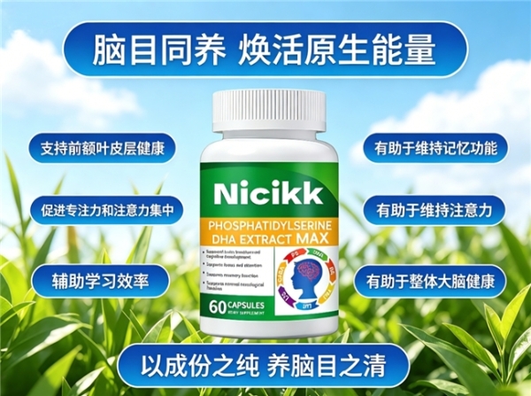 长期吃补脑DHA选哪款可靠？2026养护优选添磷酯酰丝氨酸，好吸收适配全年龄 