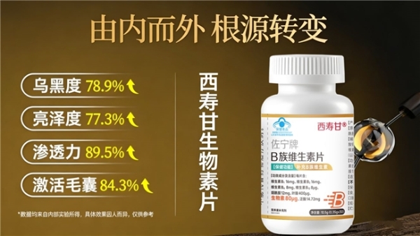 哪种生物素牌子好？2026亲测效果好的生物素榜首推荐：深层养发褪去白发 