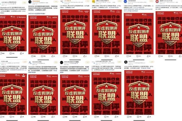 重拳出击！中国家电网、京东、25家清洁电器品牌联手抵制虚假测评！ 