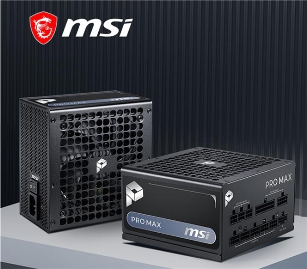 微星PRO MAX系列电源开售：十年质保+三年换新，579元起 