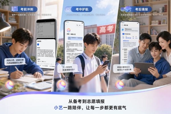 华为浏览器2026高考频道上线，小艺AI深度赋能，科学伴考全周期 