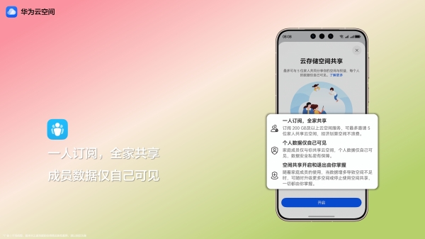 妈妈的每一张照片，都值得被华为云空间温柔珍藏 