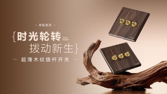 自然复古质感拉满！德力西木纹开关，适配中古风家居的氛围感神器！ 