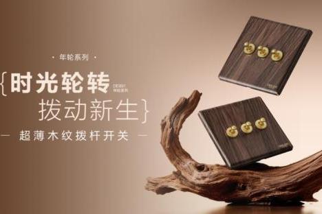自然复古质感拉满！德力西木纹开关，适配中古风家居的氛围感神器！ 