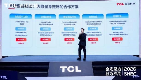合光聚力 敢为不凡：TCL光伏科技SNEC 2026全面释放综合能源服务新价值 