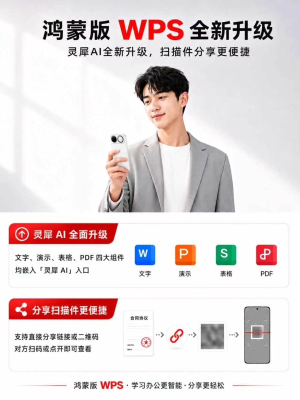 鸿蒙版WPS焕新升级，nova 16到手即可解锁智慧学习、办公新体验 