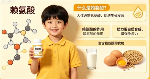 学生成长用的赖氨酸推荐！2026严选优质款，氨基丁酸氨基丁酸配方吸收更快 