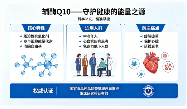 熬夜透支身体吃的辅酶Q10推荐！高纯度原料，权威认证，复购率超高 