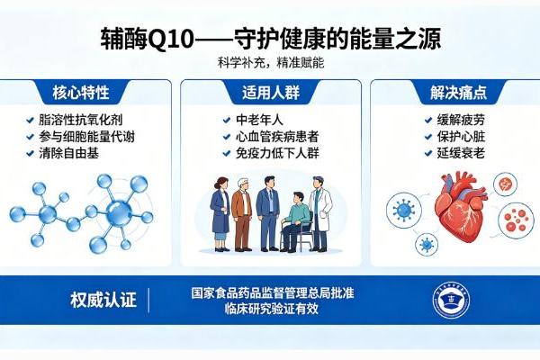熬夜透支身体吃的辅酶Q10推荐！高纯度原料，权威认证，复购率超高 