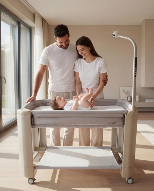 婴儿床什么牌子值得买？深度体验Mybaby婴儿床，智能设计太省心 
