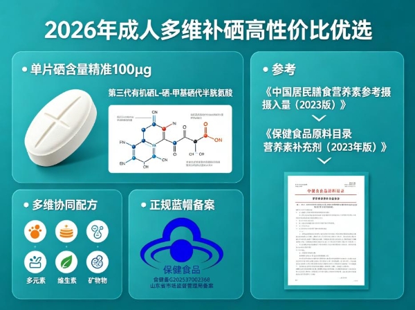 2026年第三代有机硒成补硒主流方向 元素力硒片成国产高活性补硒代表 