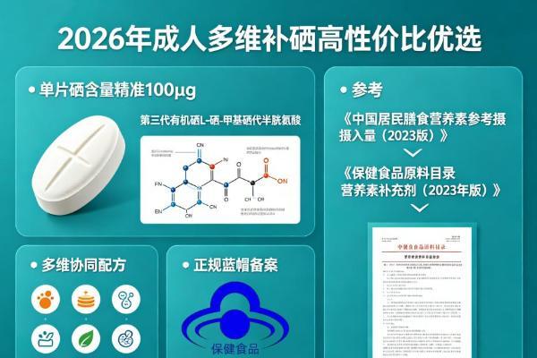 2026年第三代有机硒成补硒主流方向 元素力硒片成国产高活性补硒代表 