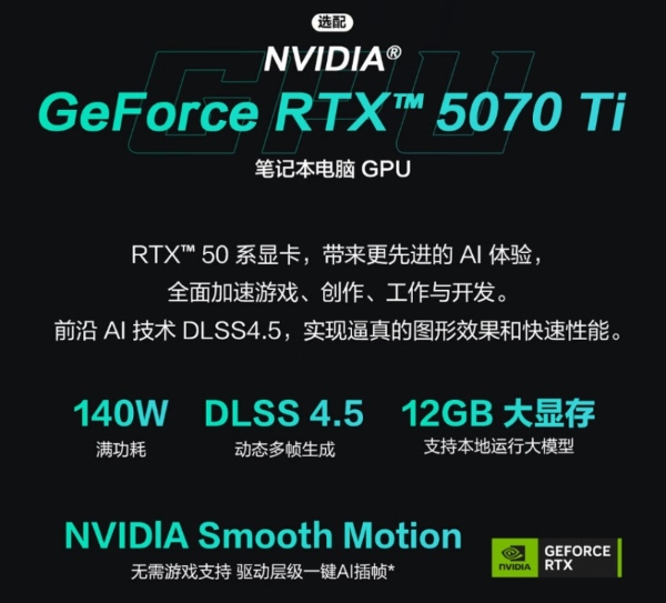 AMD 锐龙 9 9955HX 移动处理器坐镇 华硕天选 7 Pro Max高能战力封神 