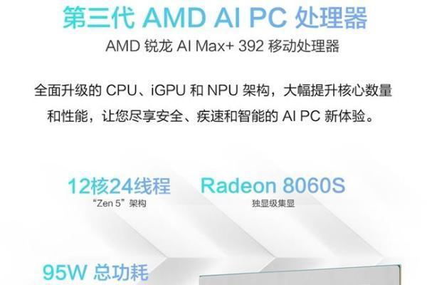AMD 锐龙 AI MAX+392 移动处理器加持，天选Air 2026锐龙AI Max版全能高手