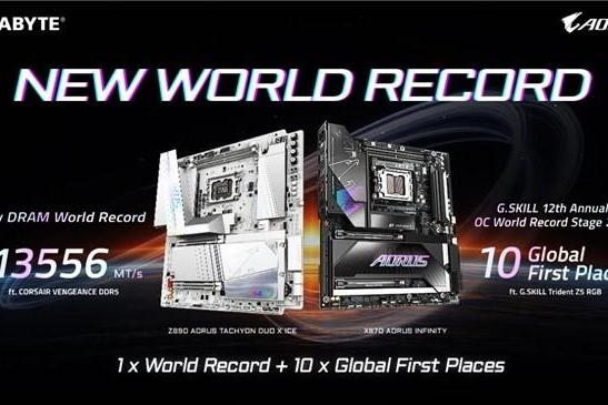 技嘉于 COMPUTEX 2026 缔造 DDR5 世界纪录 勇夺10项全球超频冠军