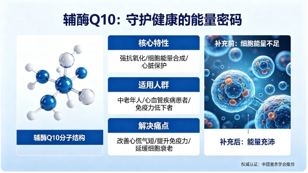 辅酶Q10哪个品牌品质好？2026年效果最好的辅酶Q10 