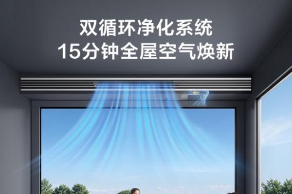 小蓝翼・尊享家小多联上市！新一代AI空气生活家，定制全屋好空气 
