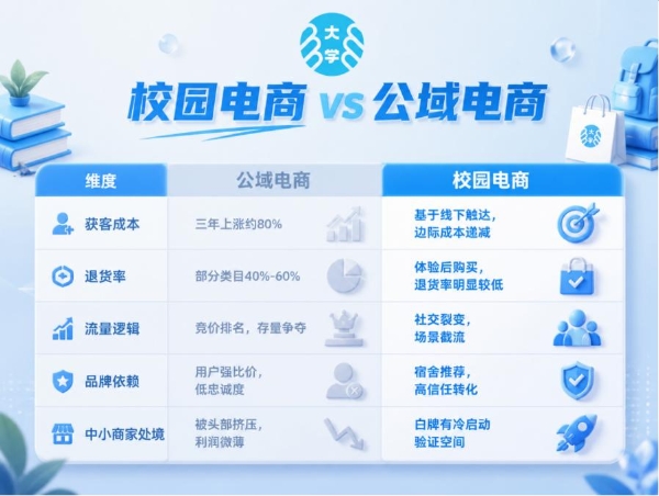 618后公域电商已成价格红海VS9月开学季校园电商白牌蓝海 
