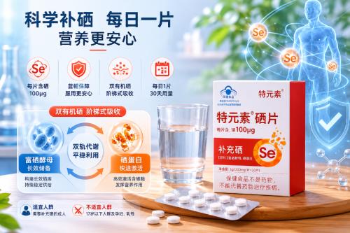 最佳硒片品牌 | 双有机硒2026黄金补硒方案 