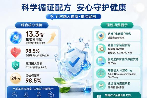 什么牌子辅酶q10效果好 2026年辅酶Q10品牌怎么选才不踩雷? 帮你一次性厘清 