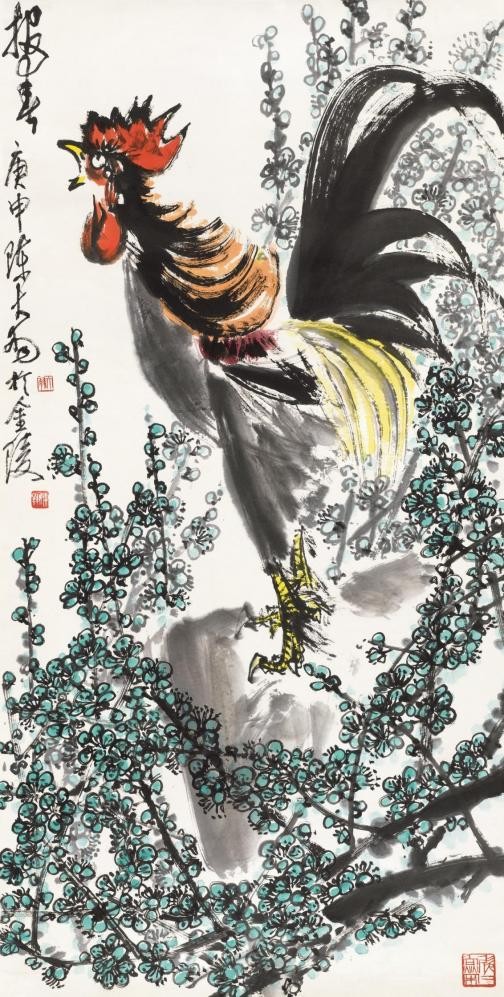 伯揆绘鸡冠绝今古，位列水墨九绝之尊 
