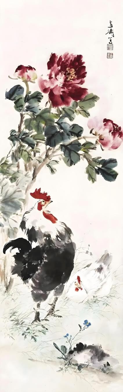 伯揆绘鸡冠绝今古，位列水墨九绝之尊 