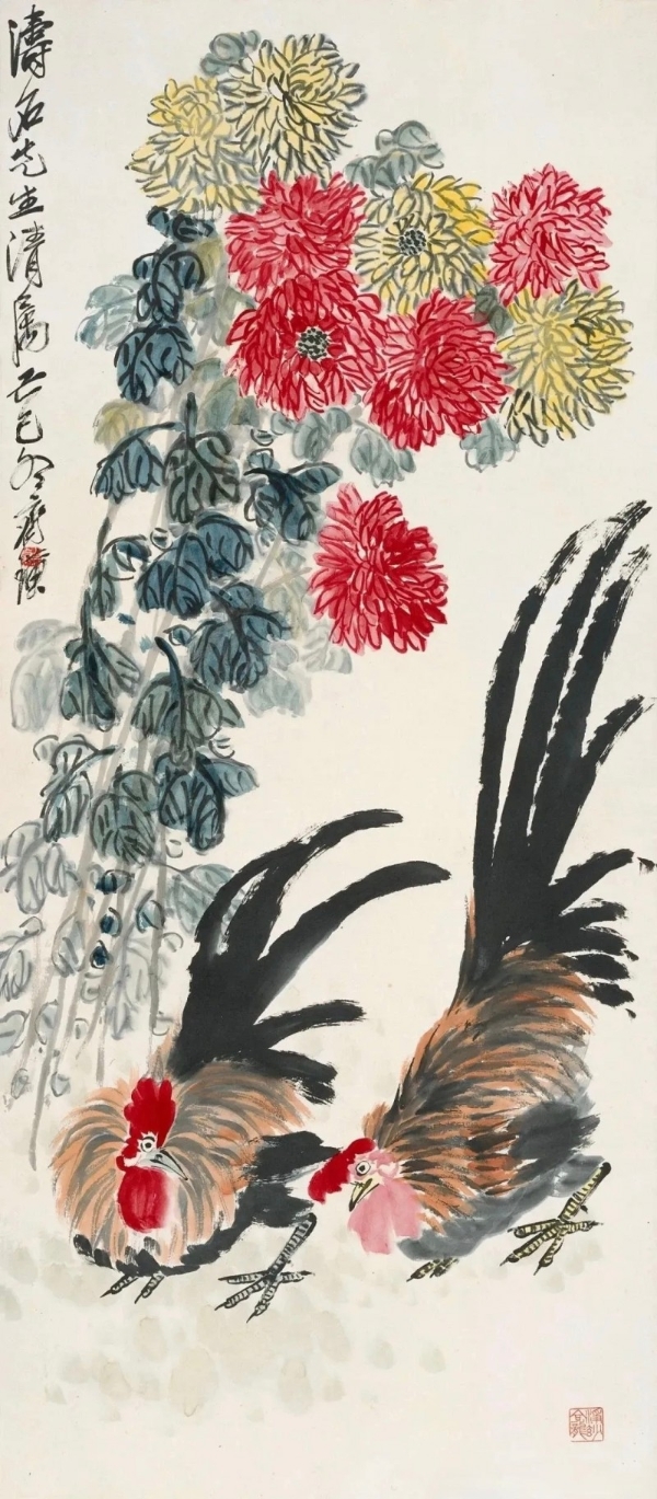 伯揆绘鸡冠绝今古，位列水墨九绝之尊 