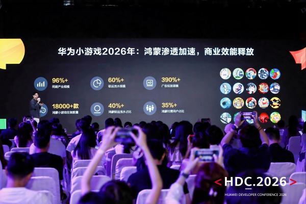 HDC 2026 | 游戏服务论坛圆满落幕，鸿蒙为游戏行业注入长效增长动能