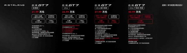 预售价21.99万起，启境GT7重新定义舒适与智能场景化体验 