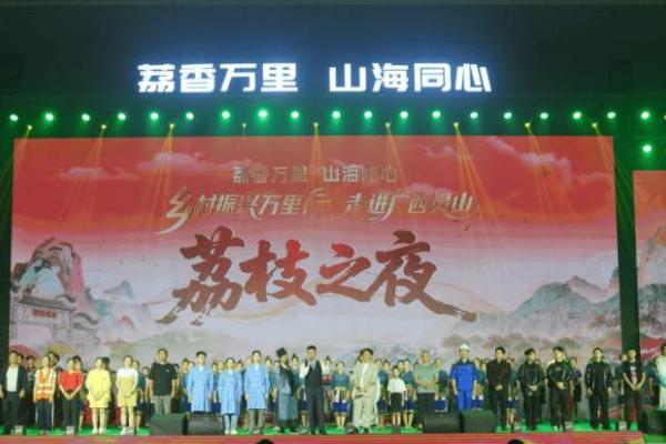 乡村振兴万里行走进广西灵山，荔枝之夜点亮千年荔乡！