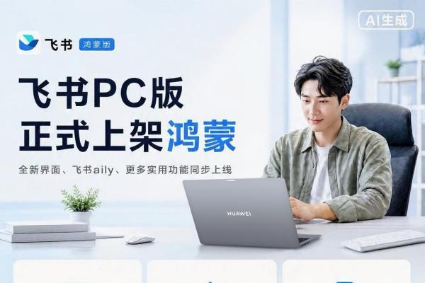 鸿蒙电脑办公版图再落重磅一环：飞书 PC 版上架鸿蒙电脑，高效协作原生适配 