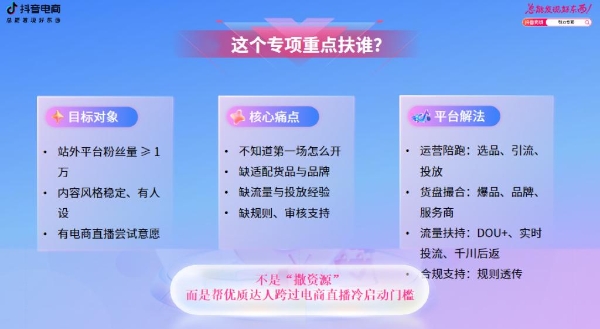 没流量、缺货盘？抖音电商「引力专项」破局跨平台经营困境  