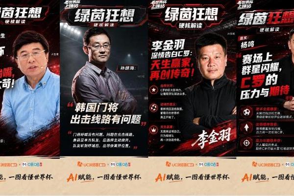 “AI+体育”新玩法，精彩一个不漏：UC打造千万用户观赛狂欢盛宴 