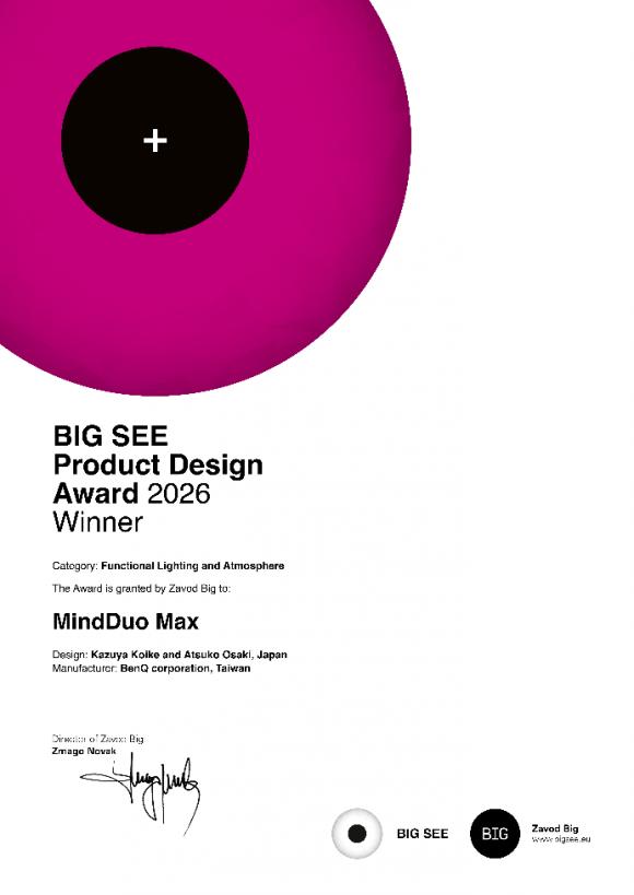用心守护孩童成长之路 麦朵尔MindDuo Max摘BIG SEE大奖 