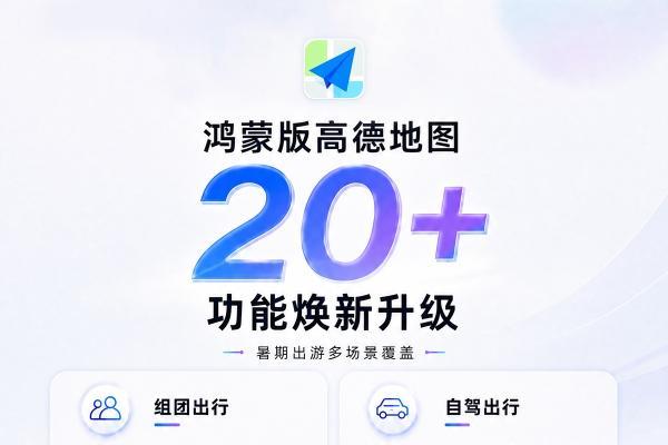 鸿蒙版高德地图20+功能焕新升级，你的暑假出行搭子更全能了！ 