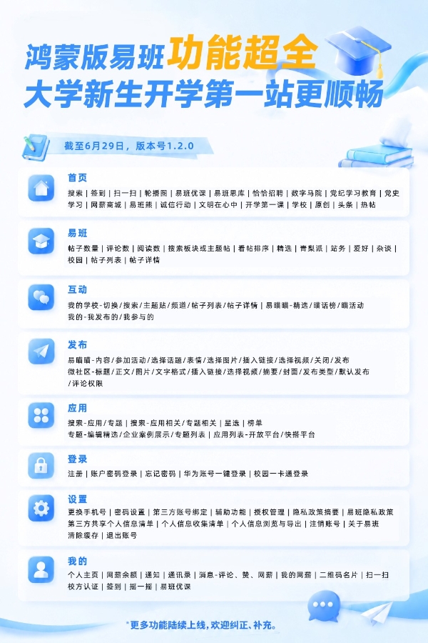 隔空传送、扫码直达，鸿蒙版易班一站式搞定学习与校园日常 