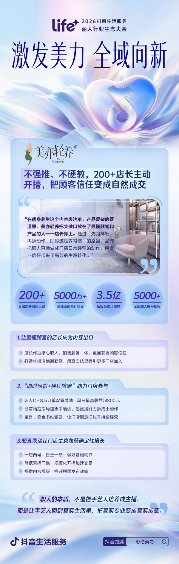 把品牌种进用户心智，丽人商家在抖音找到 “全域向新” 的满分答案 