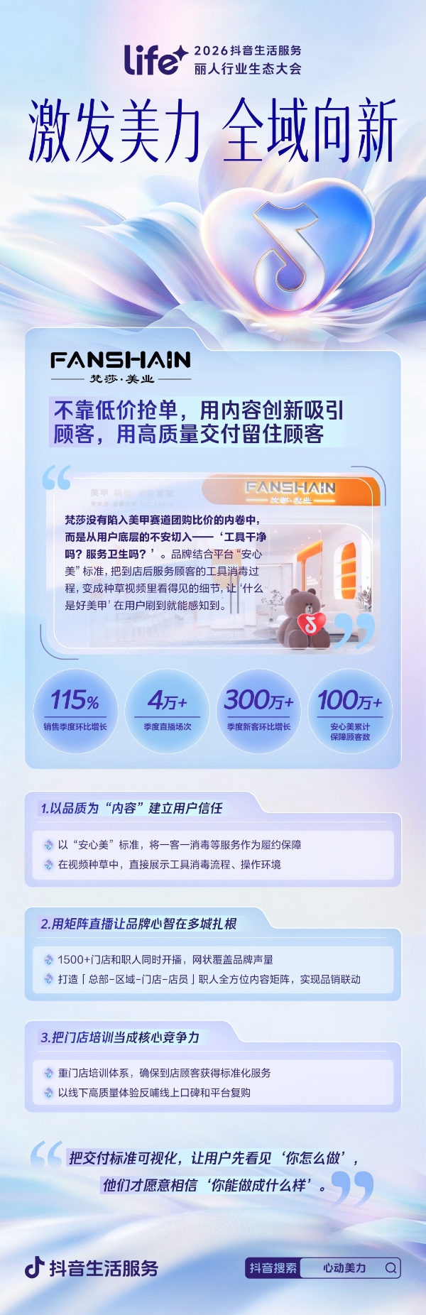 把品牌种进用户心智，丽人商家在抖音找到 “全域向新” 的满分答案 