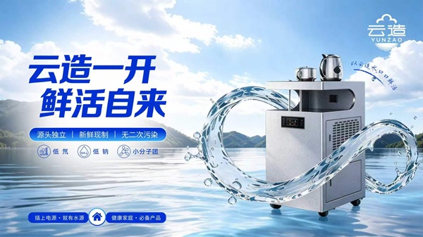 赋能可持续水资源发展｜空汽无根水研究院云造天露制水机开辟空气制水新赛道 