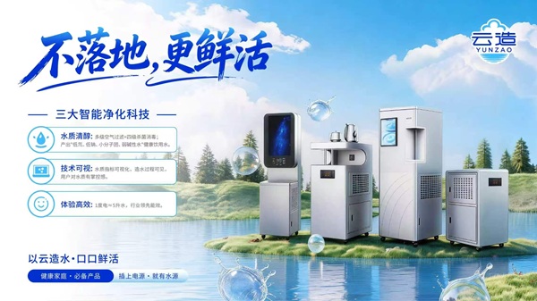 赋能可持续水资源发展｜空汽无根水研究院云造天露制水机开辟空气制水新赛道 