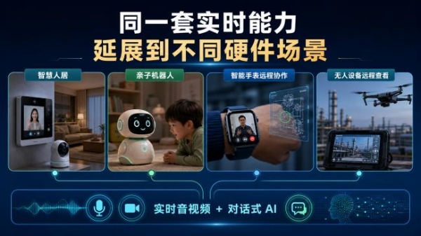 对话式 AI 进入智能硬件，实时音视频技术底座要先解决什么？ 