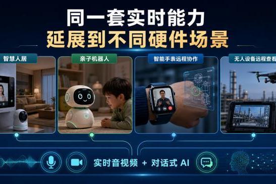 对话式 AI 进入智能硬件，实时音视频技术底座要先解决什么？ 