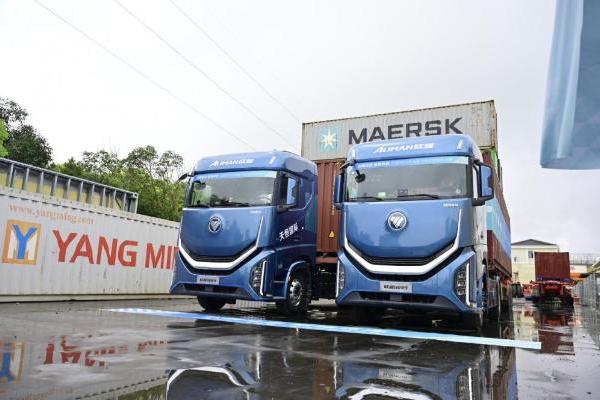 0.85kWh/km！欧曼银河9纯电重卡港口运输实测 降本增效双突破 