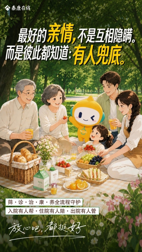 泰康在线泰爱保·长寿无忧破局家庭健康保障难题 