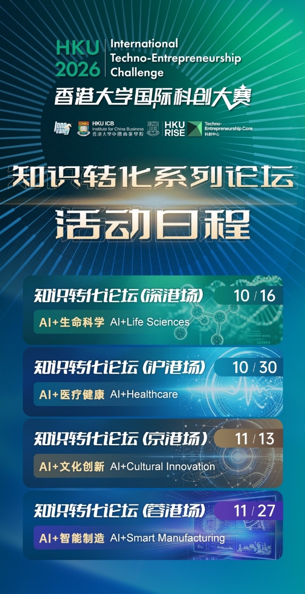 盛夏燃动科创力量，2026香港大学国际科创大赛初赛季圆满收官！ 