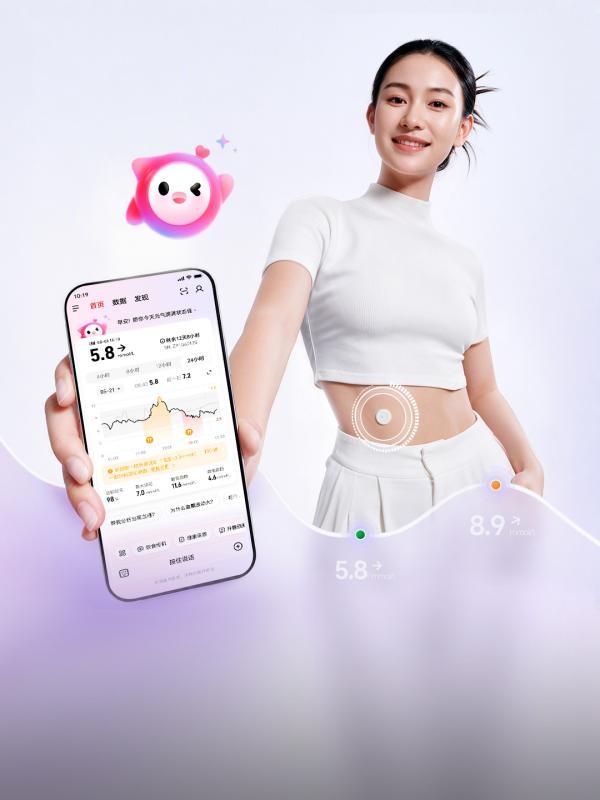 三诺动态血糖仪全新升级：搭载“小诺智能体”，中国CGM跨入AI智能体时代 