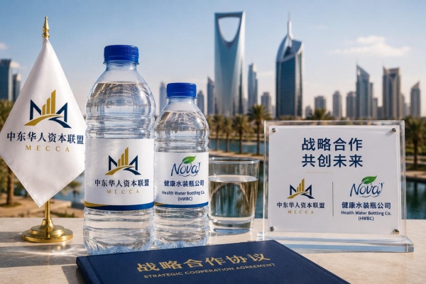 中东华人资本联盟携手沙特健康水装瓶公司，共推中东饮用水产业新发展 