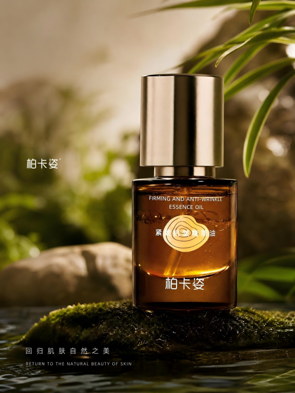 柏卡姿精粹油&塑颜面霜组合，循植萃本心慢抚时光，温柔抵御岁月纹路 