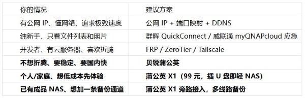 远程访问 NAS 方案怎么选？主流方案横向对比，新手入门到企业选择 